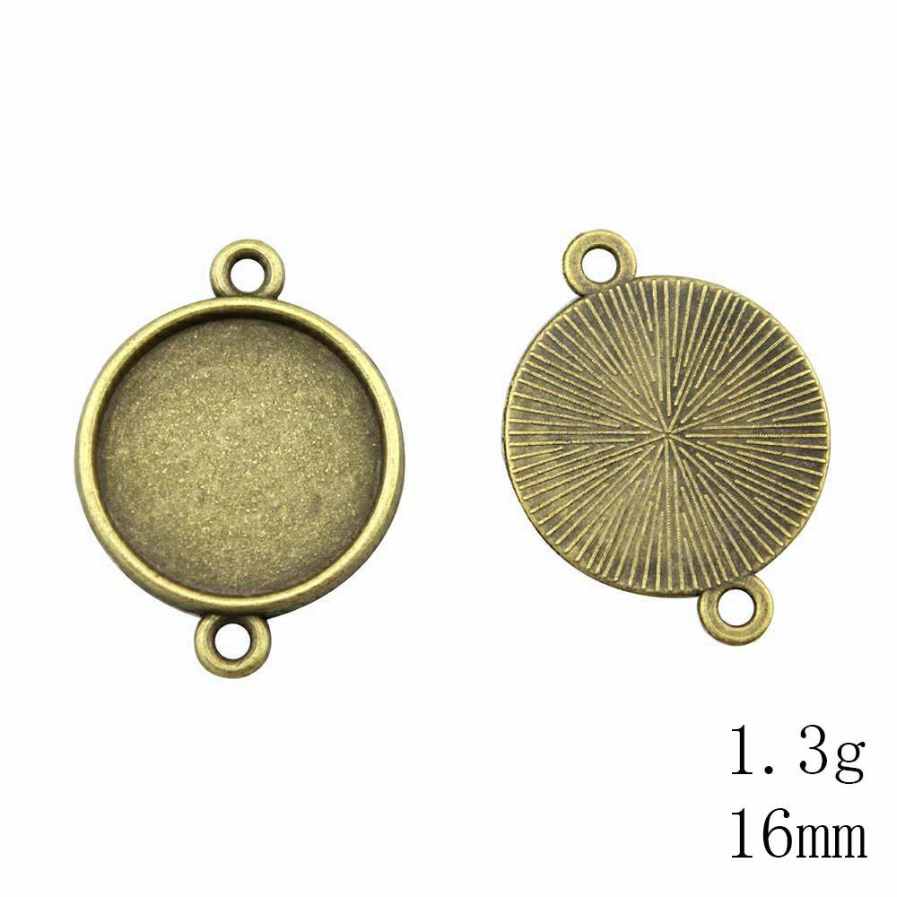 Back To School Jewelry And Accessories Fit Round 16mm Glass Cabochon Base Setting Tray Accessories Parts Items Accessories Accessories