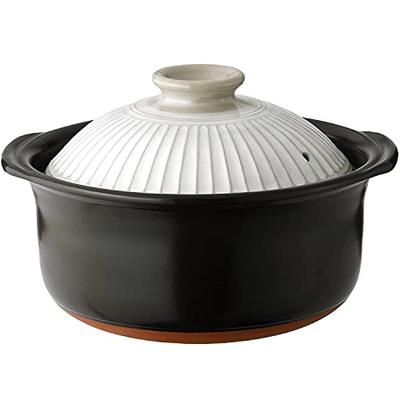 Céramique Banko, Poterie Ginpo, Motif Chrysanthème, Pot à Riz en Terre Cuite (Konhiki, capacité 2 tasses)