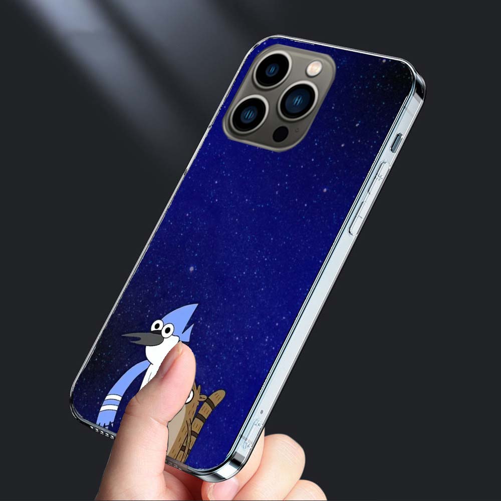 Cartoon Regulars Cute Show Phone Case For Iphone 16E 15 Pro 14 Plus 17E 16 17 Pro Max Air 11 12 13 Mini Shockproof Capa Cute