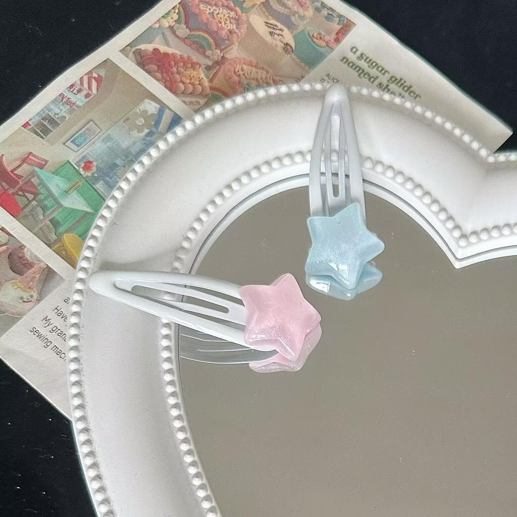 2/10pcs, Pentagram Hair Clips, Cute Star Hairpin with Water Drop Design,Suitable for Multiple Occasions During Various Festivals