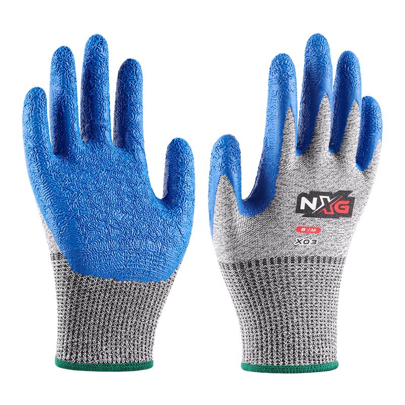 NXG Level 5 Cut-Resistant Latex Anti-Scratch Protection Gloves M