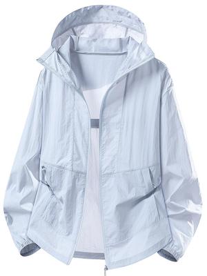 Ice Silk UV Protection Lightweight Summer Jacket - Trendy, Breathable, Loose, and Comfortable