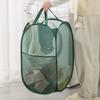 Mesh Pop Up Laundry Hamper Laundry Basket Side Pocket Collapsible Laundry Basket