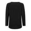 Women's Plain V Neck Tops T-Shirt Plus Size Long Sleeve Winter Loose Casual Tee Blouse Shirts