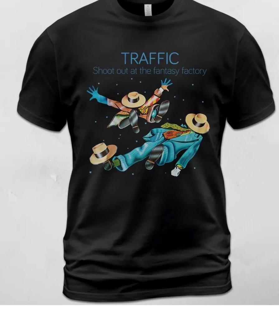

Унисекс хлопковая футболка Traffic Shoot Out at the Fantasy Factory Стив Уинвуд S