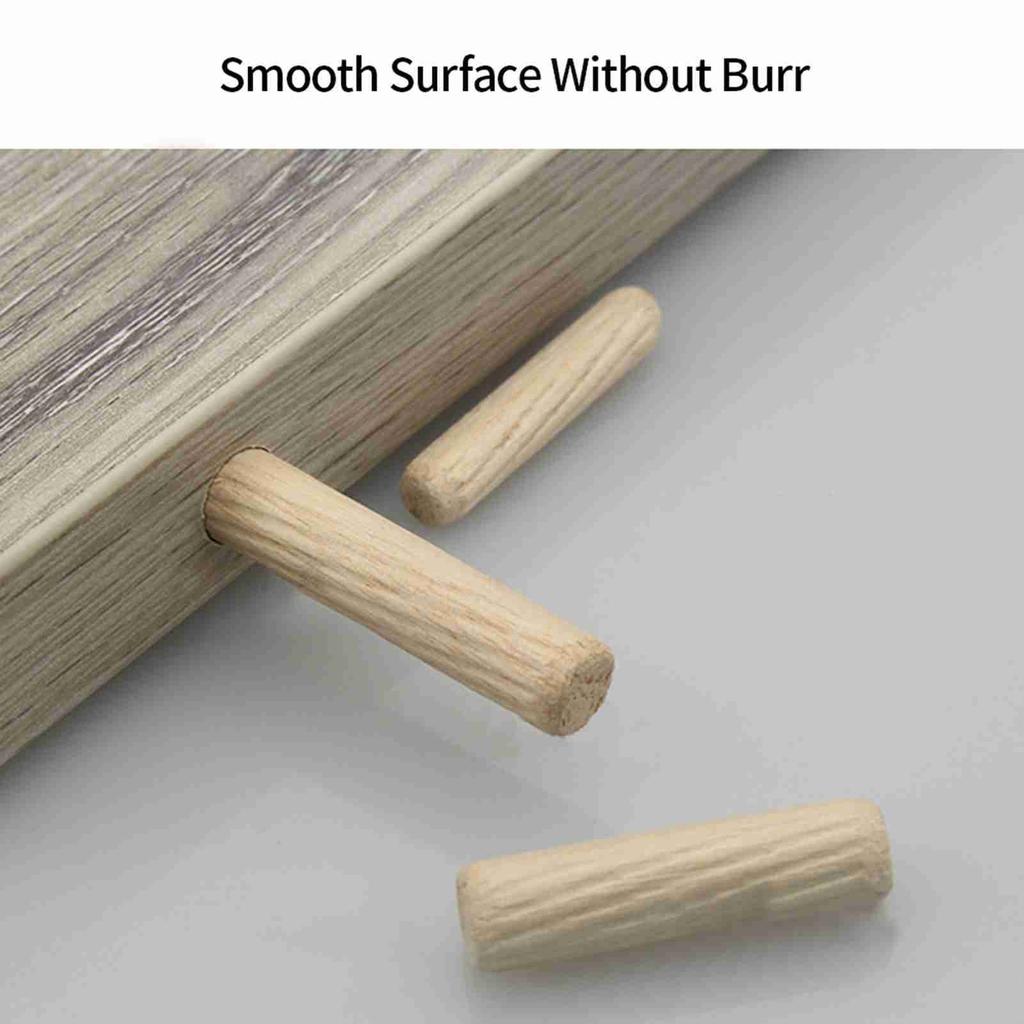 100pcs Dowel Wood Dowels Fluted Wooden Dowels Set of 100pcs Dowel Pins Fluted Pins for Furniture Cabinets