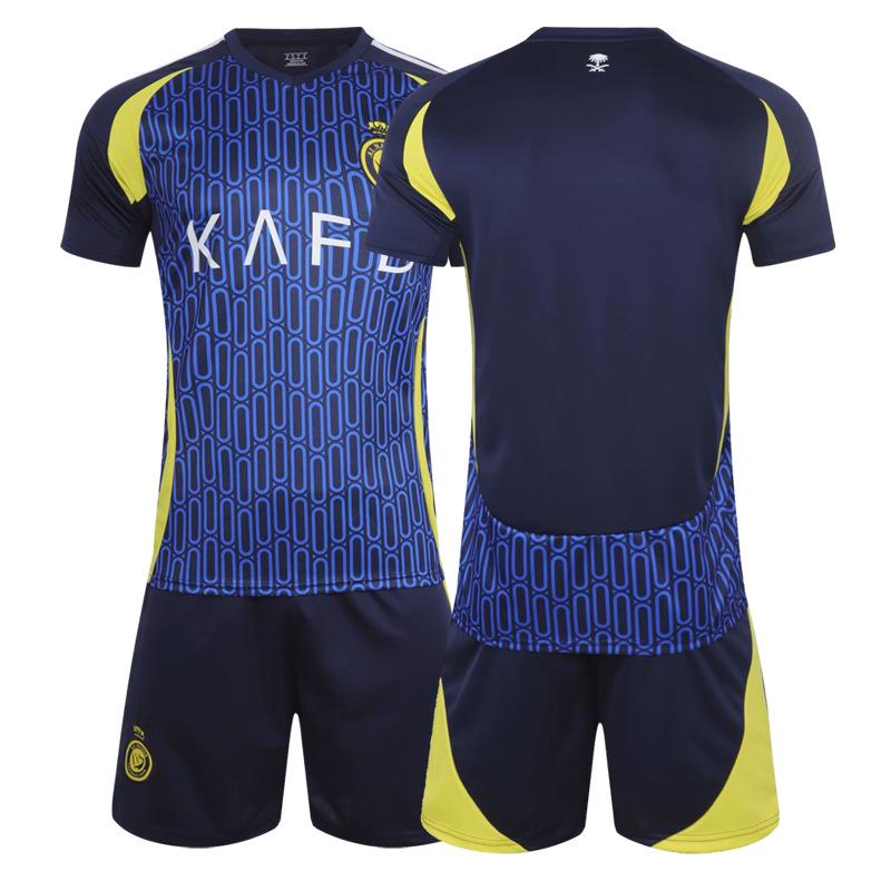 

Роналду #7 Аль-Наср Виїзний Білий Футбольний Комплект для Дітей - Футболка з Коротким Рукавом Adult S