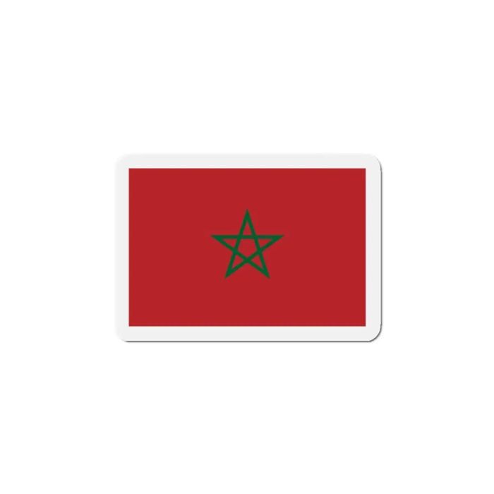 Aimant Drapeau Maroc - Multicolore - 8 cm - 50 pièces - Résine synthétique - Mixte