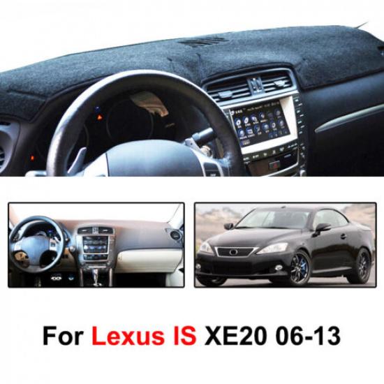 För Lexus IS 250 350 2006-2013 2007 2008 Instrumentpanelsöverdrag Dashmat Dash Mat Pad
