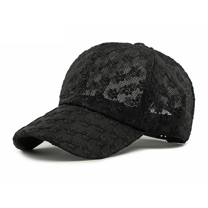 Women's Small Floral Baseball Cap Outdoor Sun Hat