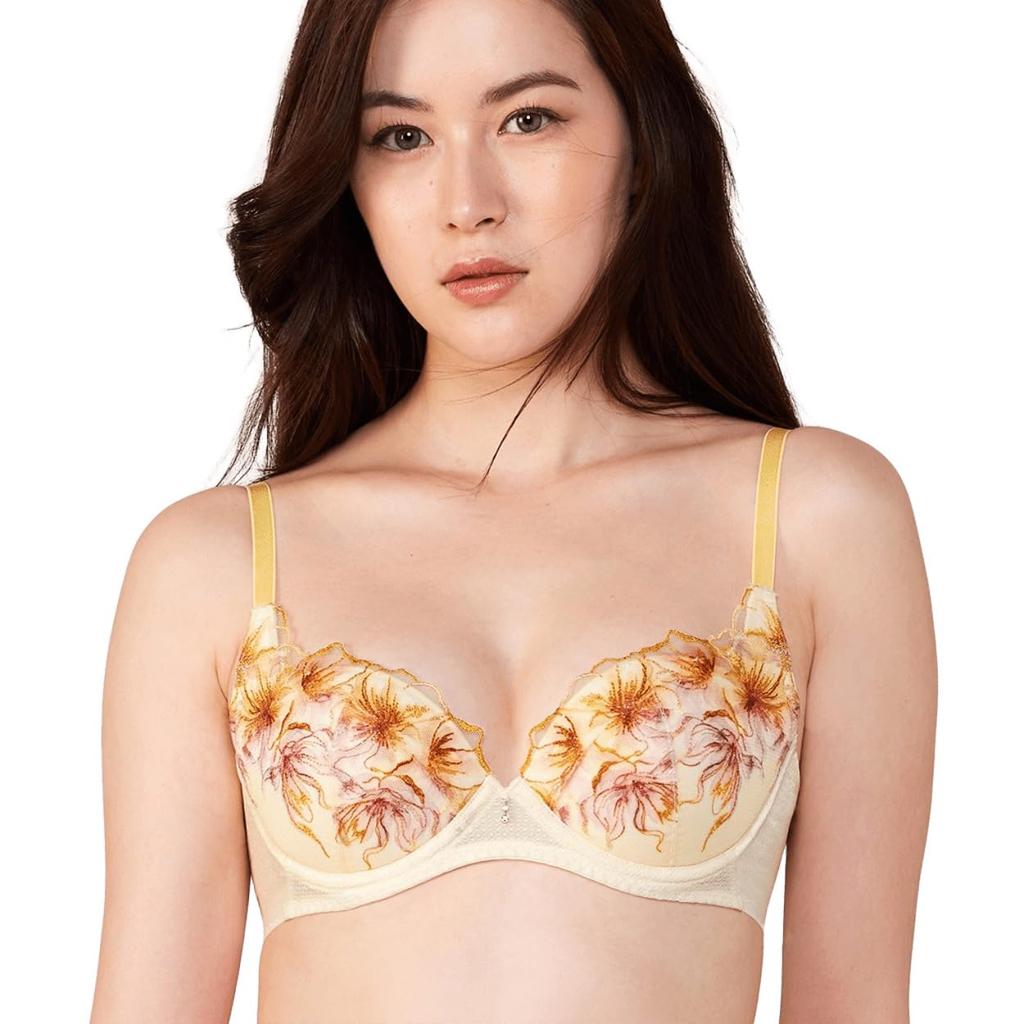 Triumph Angel Magical Firmness 586 M011 Size C75 Bra(R) Bra, (Yellow),