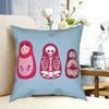 Inside Out Russian Matryoshka Dolls Throw Pillow Cover Polyester Decorative Pillow Fashion Cushion Covers