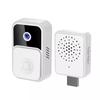 Video Doorbell 720P HD Wide Angle Security Camera, Up To 128GB Memory, 2 Way Voice Intercom Real Time Video Smart Door Bell Cameras