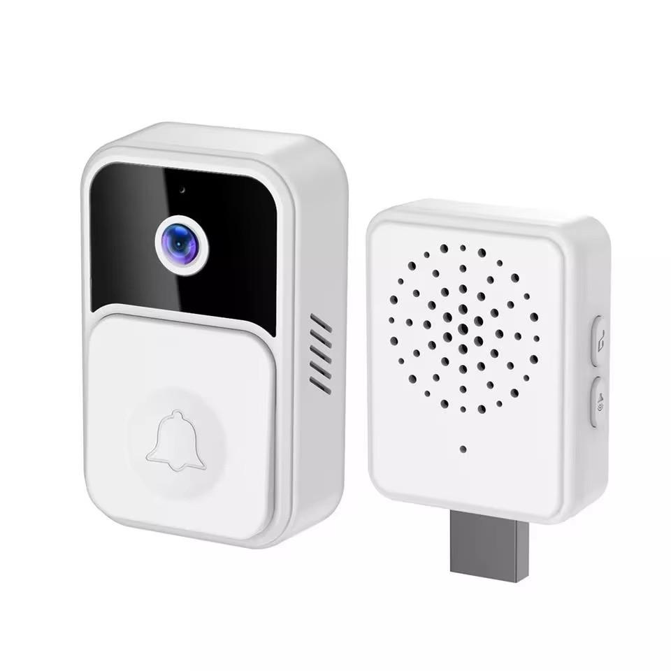 Video Doorbell 720P HD Wide Angle Security Camera, Up To 128GB Memory, 2 Way Voice Intercom Real Time Video Smart Door Bell Cameras