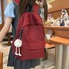 Women's backpack Alphabet casual backpack High value schoolbag Versatile simple student Korean version Large capacity backpack