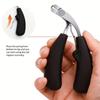 Stainless Steel Nail Clippers With Curved Blades, Portable Anti-Splash Toenail Clippers, Manicure Tool For Thick Nails