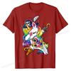 Dabbing Unicorn Pirate  Roger Costume Kids Girls Boys T-Shirt Tops Shirt Cute Printed On Cotton Men's T Shirt
