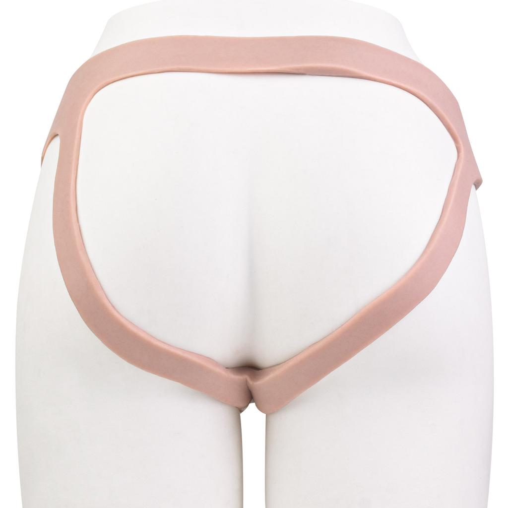 FAAK Silicone Crossdresser Thong Panty Camel Toe Hiding Gaff Shaping Brief Insertable Sexy Toys Pussy Vagina Underwear Custom