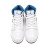 FN7432-141 Nike GS Air Jordan 1 Mid SE White Sail Industrial Blue