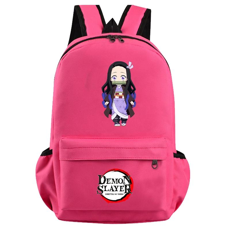 Anime Demon Slayer Backpack for Boy Girl Back To School Bag Large Capacity Backpack Bookbag for Kid Men Women Travel Bag Mochila