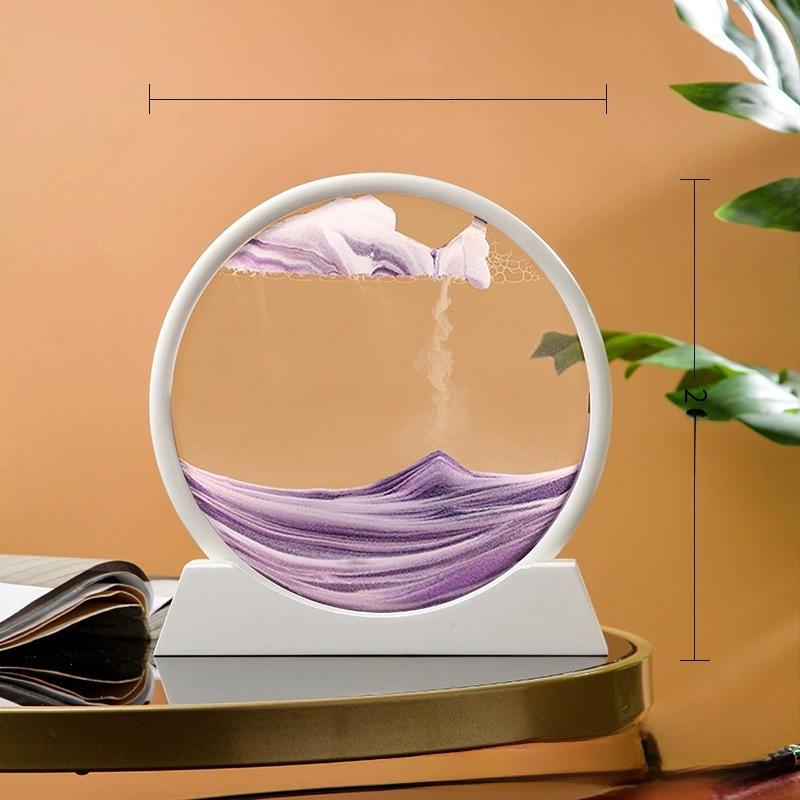 

3D Орнамент с картиной из зыбучего песка - Маленький холм Домашний декор и подарок для снятия стресса