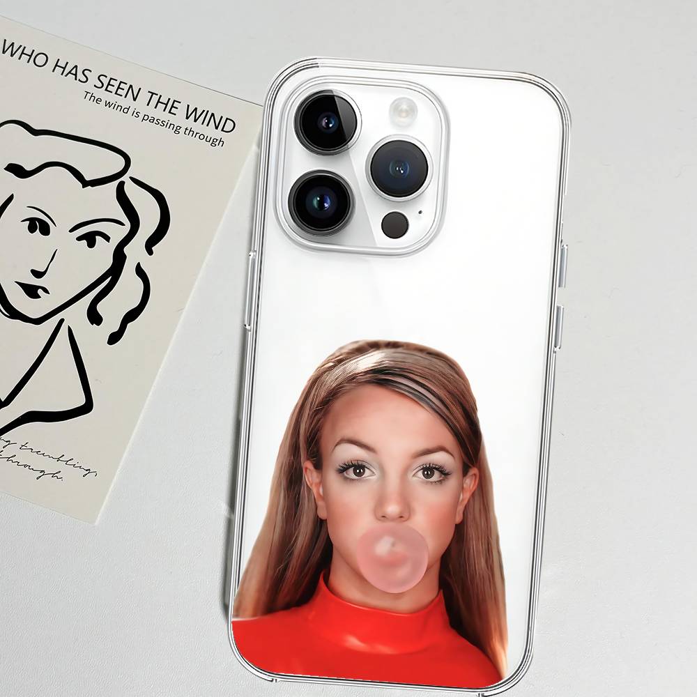 It Is B-Britney S-Spears Phone Case Soft Transparent Case For IPhone 17 16 15 14 13 12 11 Pro Max Mini Plus Shockproof Cover