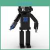 Star Sign Titan Surveillance Man Building Block Toy Set Desktop Decoration Plastic Material