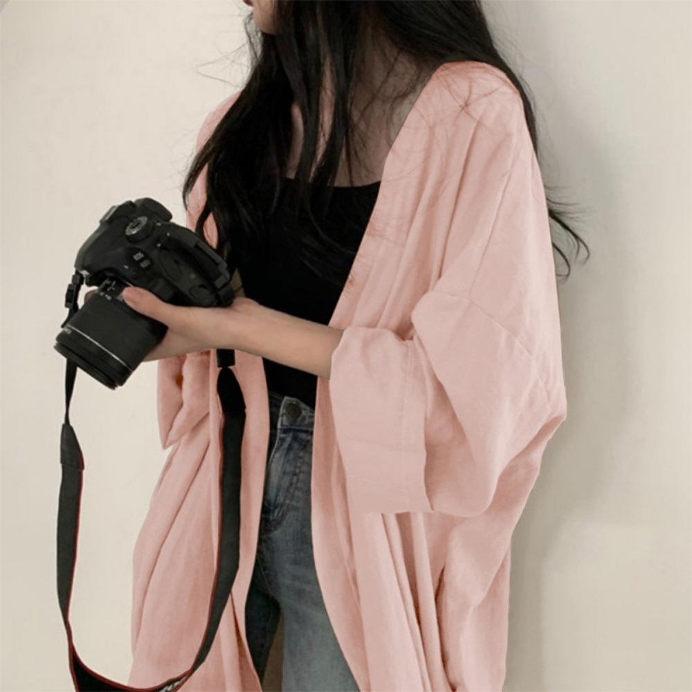 Thin Sunscreen Crochet Cardigan Elegant Beach Scarf Fashion Ethnic Style Tassel Shawl  Beach