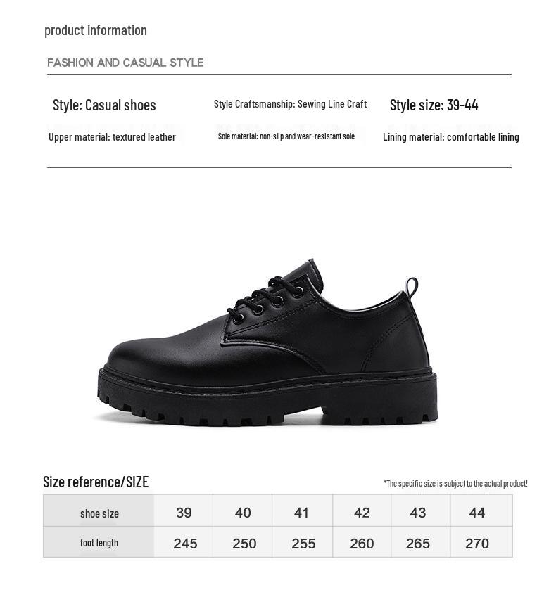 Herren Herbst 2024 Lässige Business Lederschuhe: Trendige wasserdichte Martin Boots im britischen Stil