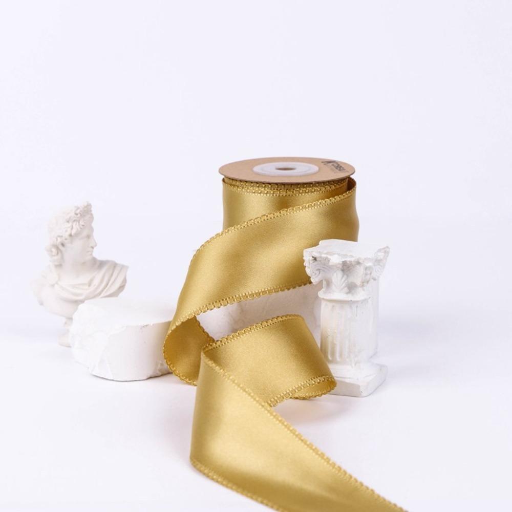 10 Yards 40MM Polyester Satin Ribbon DIY Crafts Double-sided Gift Wrapping Tape Make Bowknots Handmade Carfts Lace Ribbon Cloth