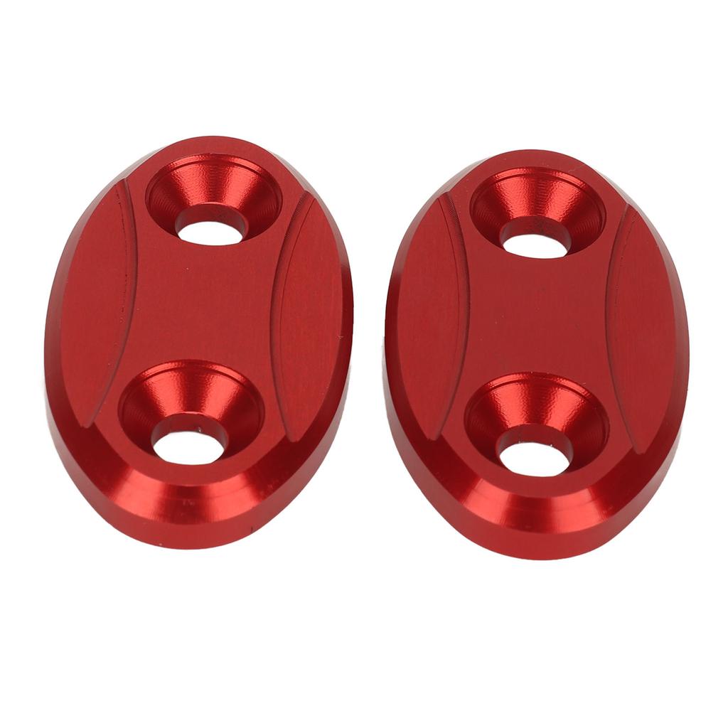 2pcs Motorcycle Rearview Mirror Base Cover Aluminum Alloy Windscreen Mirror Hole Cover for S1000RR 2009‑2019