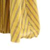 YVES SAINT LAURENT 80s 90s Linen Blend Old Striped Pattern Midi length flare skirt Women Used