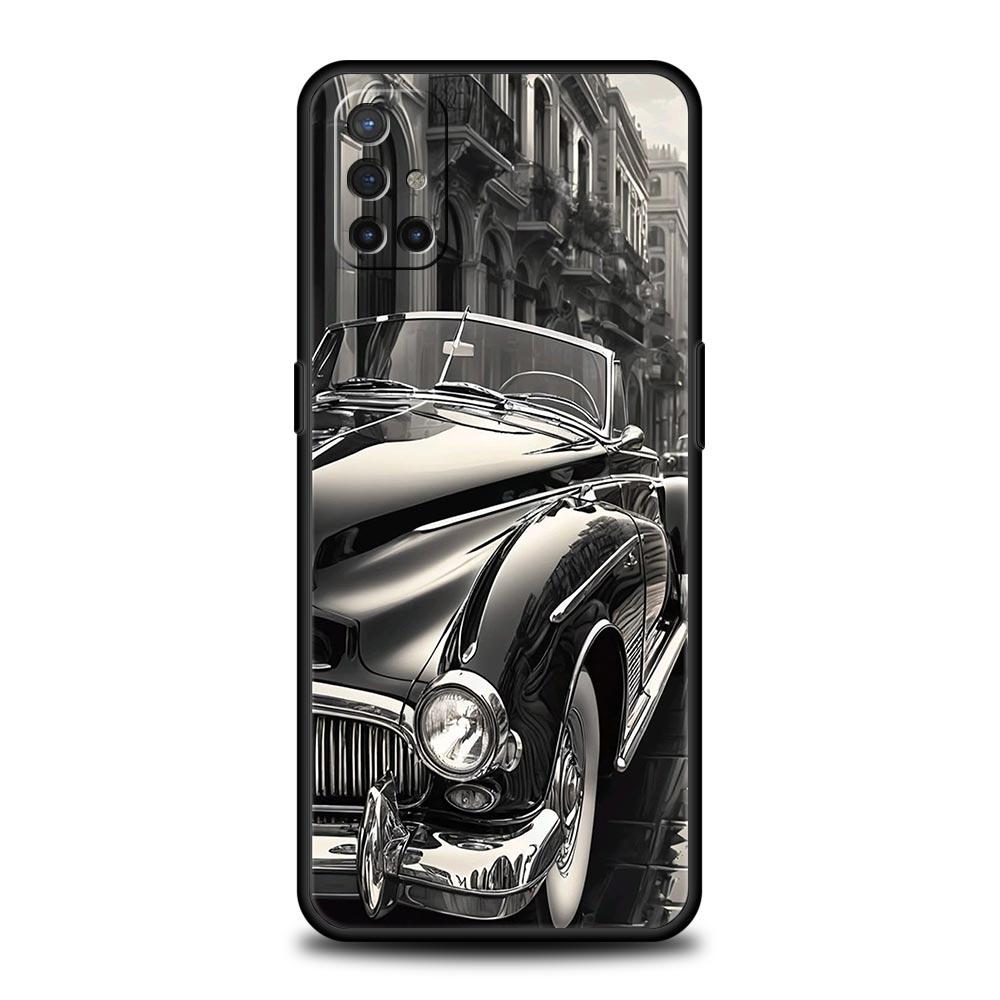 White Car Phone Case For OnePlus 15 13 12 11 10 Pro 13T 13R 12R 9 8T 8 7 7T 9R Nord 2T CE 2 3 4 5G Soft Cover