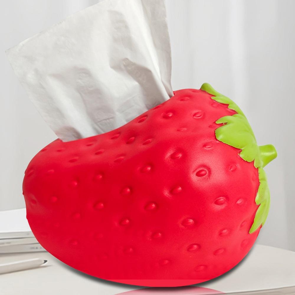 

Plastics Paper Towel Case Large Capacity Napkins Box Creative Tissue Dispenser Bedside Table красный