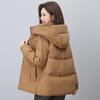 Women's 2024 Fashionable Loose Fit Hooded Down Jacket