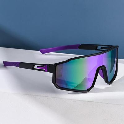 Lunettes de Soleil Sportives Polarisées Colorées Monobloc pour Hommes et Femmes - Modèle 3058