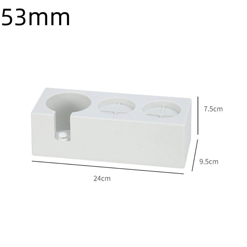 Universal 51/53/58mm Espresso Coffee Tamper Station 2 in 1 ABS Coffee Bar Stand Non Slip Coffee Tamper Base Cafe Supplies