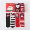 3D Cartoon Christmas Stocking Gift Set: Cute Mid-tube Women’s Socks for Autumn & Winter