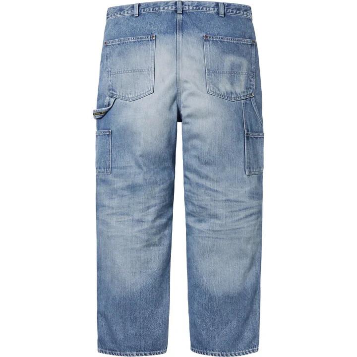 Supreme Worn Double Knee Painter Pant Denim