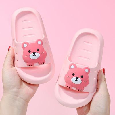 Pantofole da cartone animato carino per bambini estivi Ragazzi e ragazze fuori dalle pantofole da casa antiscivolo con fondo morbido
