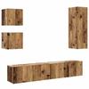 VidaXL Ensemble de meuble TV mural 5 pcs vieux bois bois d'ingénierie 3328997