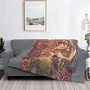 Renaissance Art Painting Blanket Medieval Vintage European Aesthetic Warm Comfortable Flannel Throw Blanket Art Women Blankets