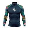 SCUBAPRO Maglia a Maniche Lunghe Rash Guard Uomo Protezione UV Maglietta da Nuoto Surf Diving Snorkeling Sport Acquatici