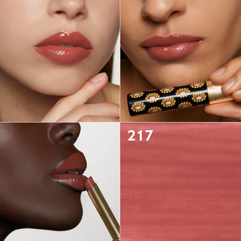 Gucci Rouge De Beauté Brillant,Moisturising, Plumping,Long-lasting Shine Lipstick