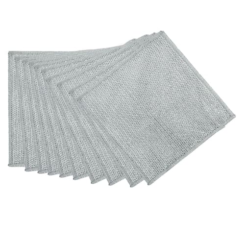 FUYUERO Metal Wire Dish Cloth, Reversible Kitchen Cloth, Newly Upgraded Towel, Scratch-Resistant, Multipurpose, Reusable, Can be Used Wet or Dry, Prev