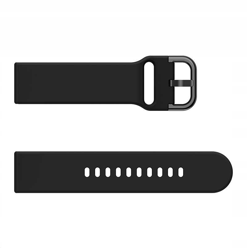 Sc Silicone Band 20Mm Black
