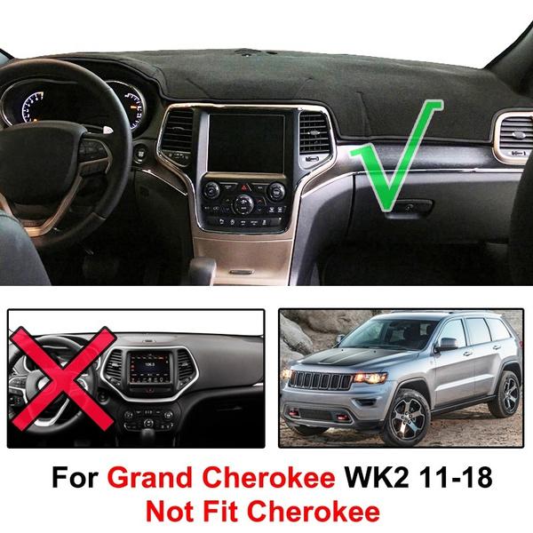 Passend für Grand Cherokee 2011–2018 Armaturenbrettabdeckung, Dashmat, Armaturenbrettmatte, Sonnenschutz, Armaturenbrettabdeckung, Teppich