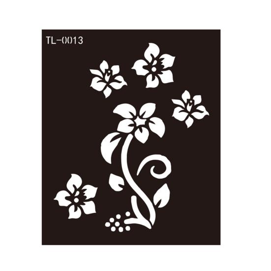 Henna Tattoo Stencil, Reusable DIY Tattooing Template, Floral Animal Patterns Stencil for DIY Indian Temporary Tattoos Music Festivals Body Art