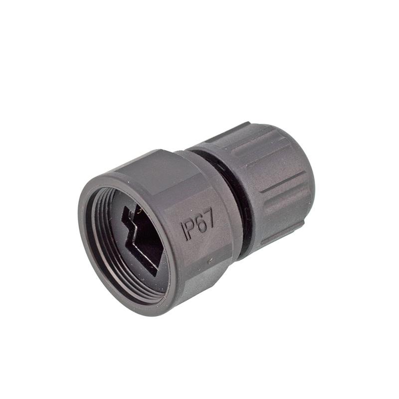 Dual Port Aviation Waterproof Network Switch Coupler Ethernet Cat5e 8P8C 8pin Panel RJ45 Connector Plug Socket Signal Adapter