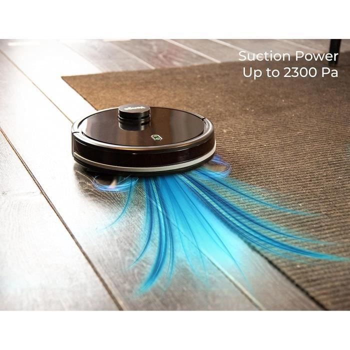 Robot Aspirateur - GENERIC - VG RVC 3002 BK - Navigation Laser - 6 Modes de Nettoyage - Noir